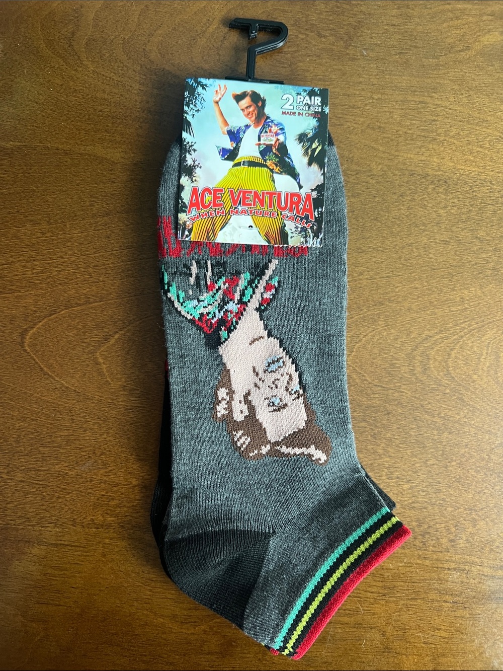 Ace Ventura Novelty Ankle Socks